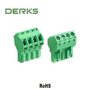 4 پوزیشن 7.62 ملی میٹر پلگ ایبل ٹرمینل بلاکس